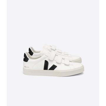 Veja RECIFE CHROMEFREE Sneakers Dames White/Black | NL 622GSO